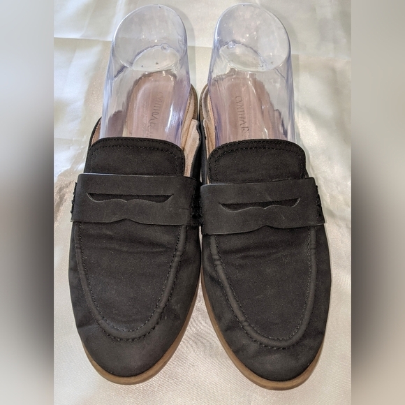 Cynthia Rowley Prescott Women's Classic Black Slip On Mules Loafers Shoes 8M - Picture 4 of 10